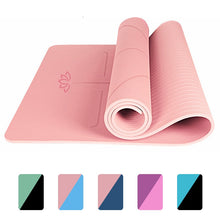 Load image into Gallery viewer, 1830*610*6mm EVA Yoga Mat with Position Line Non Slip Carpet Mat For Beginner Environmental Fitness Gymnastics Mats
