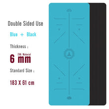 Load image into Gallery viewer, 1830*610*6mm EVA Yoga Mat with Position Line Non Slip Carpet Mat For Beginner Environmental Fitness Gymnastics Mats
