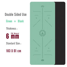Load image into Gallery viewer, 1830*610*6mm EVA Yoga Mat with Position Line Non Slip Carpet Mat For Beginner Environmental Fitness Gymnastics Mats
