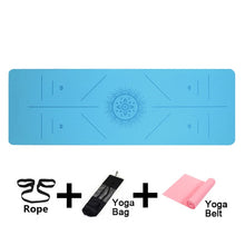 Load image into Gallery viewer, Yoga Mat 1830*590*6mm TPE Yoga Mats Position Line Non Slip Mat Yoga Beginner Environmental Fitness Gymnastics Mats Exercise Mat
