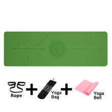 Load image into Gallery viewer, Yoga Mat 1830*590*6mm TPE Yoga Mats Position Line Non Slip Mat Yoga Beginner Environmental Fitness Gymnastics Mats Exercise Mat
