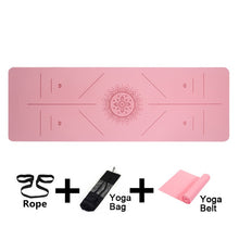 Load image into Gallery viewer, Yoga Mat 1830*590*6mm TPE Yoga Mats Position Line Non Slip Mat Yoga Beginner Environmental Fitness Gymnastics Mats Exercise Mat
