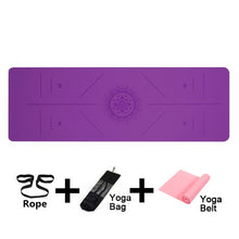 Load image into Gallery viewer, Yoga Mat 1830*590*6mm TPE Yoga Mats Position Line Non Slip Mat Yoga Beginner Environmental Fitness Gymnastics Mats Exercise Mat
