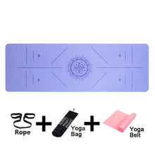 Load image into Gallery viewer, Yoga Mat 1830*590*6mm TPE Yoga Mats Position Line Non Slip Mat Yoga Beginner Environmental Fitness Gymnastics Mats Exercise Mat
